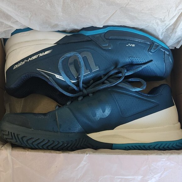 WILSON Rush Pro 2.5 2021 Court Shoe - M8.5/W10 - Picture 8 of 9